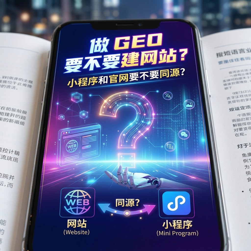 GEO 要不要建网站，小程序和官网是否要同源